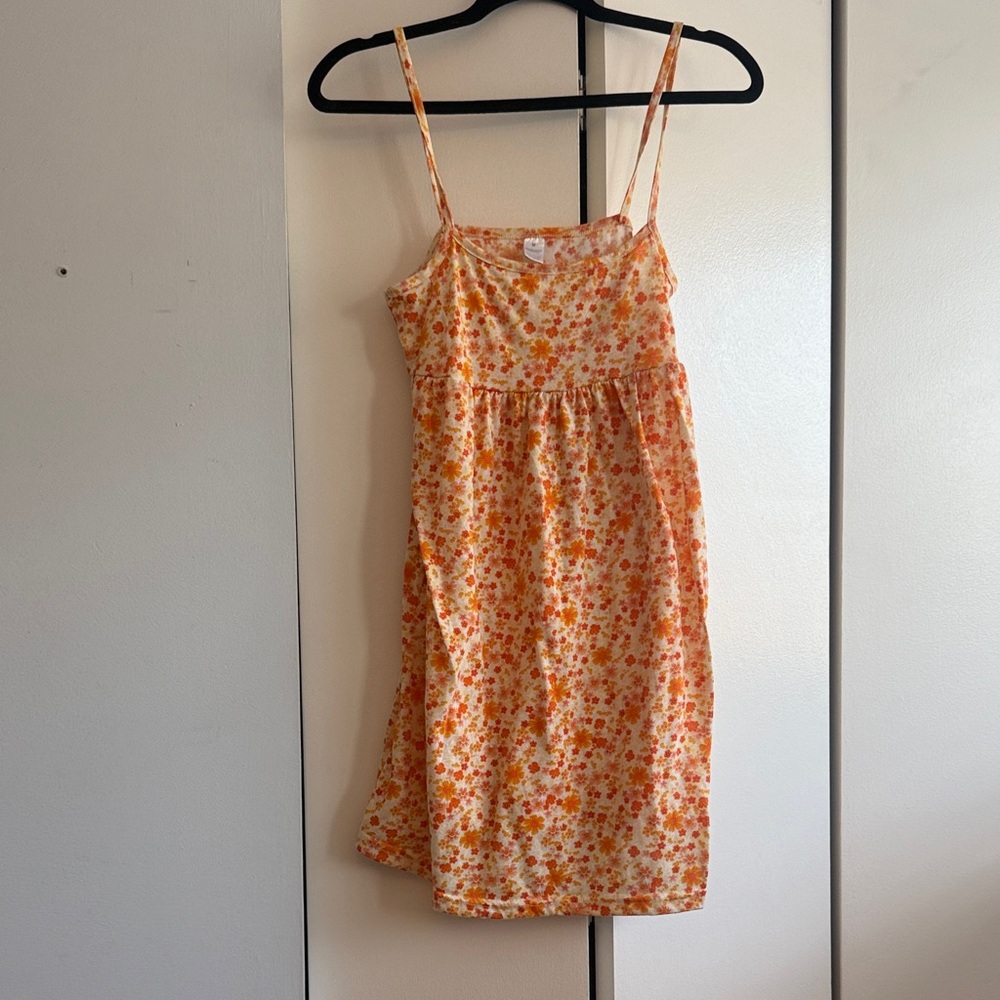 Floral Spaghetti Strap  Sun Dress